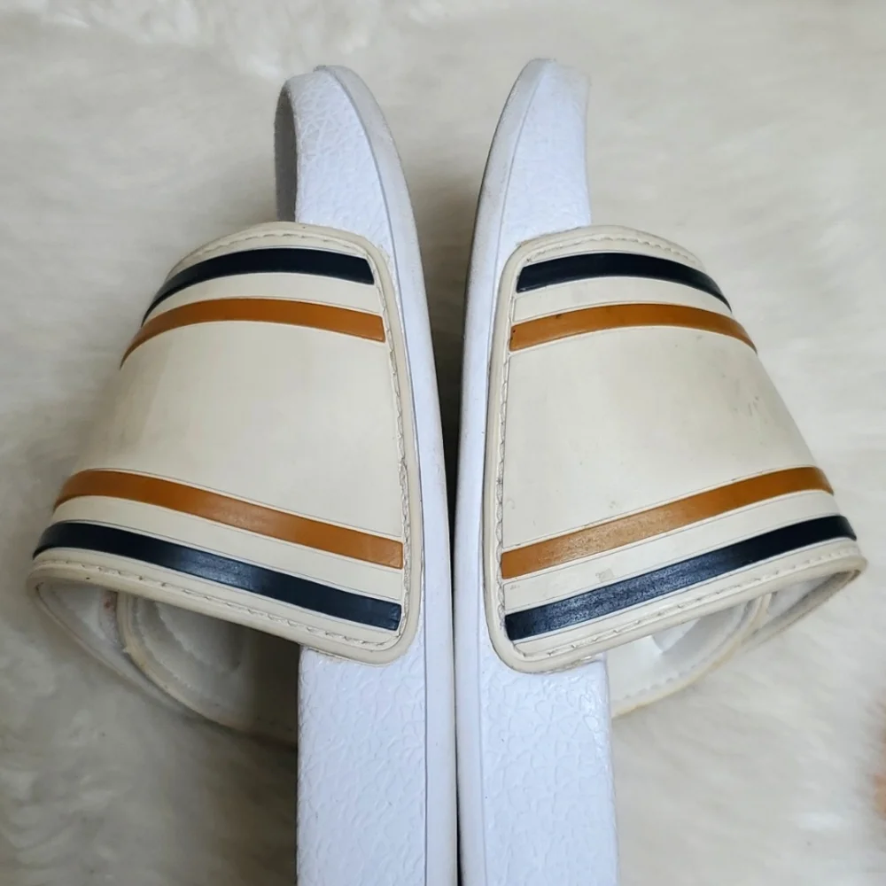 ZARA Kids Toddler Stripe Slides EUR Size 28/29 U.S. Size 11/11